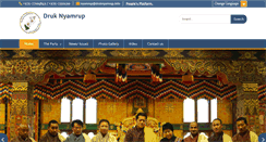 Desktop Screenshot of druknyamrup.info